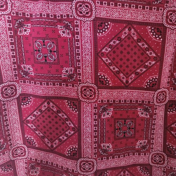 Cute Vintage red bandana mini skirt - Picture 9 of 11